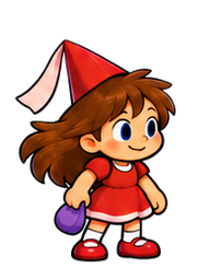 Personagem de Personagens com chapéus em desenho animado
