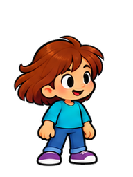 Personagem de Família entre casas em desenho animado