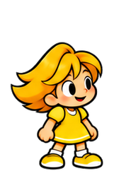 Personagem de Personagens e animais em canetinha em desenho animado